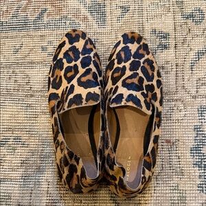 Halogen Leopard Print Loafers